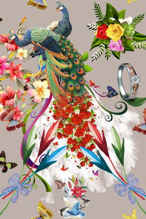 动物印花花型图片