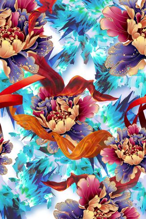 服装印花花型图片