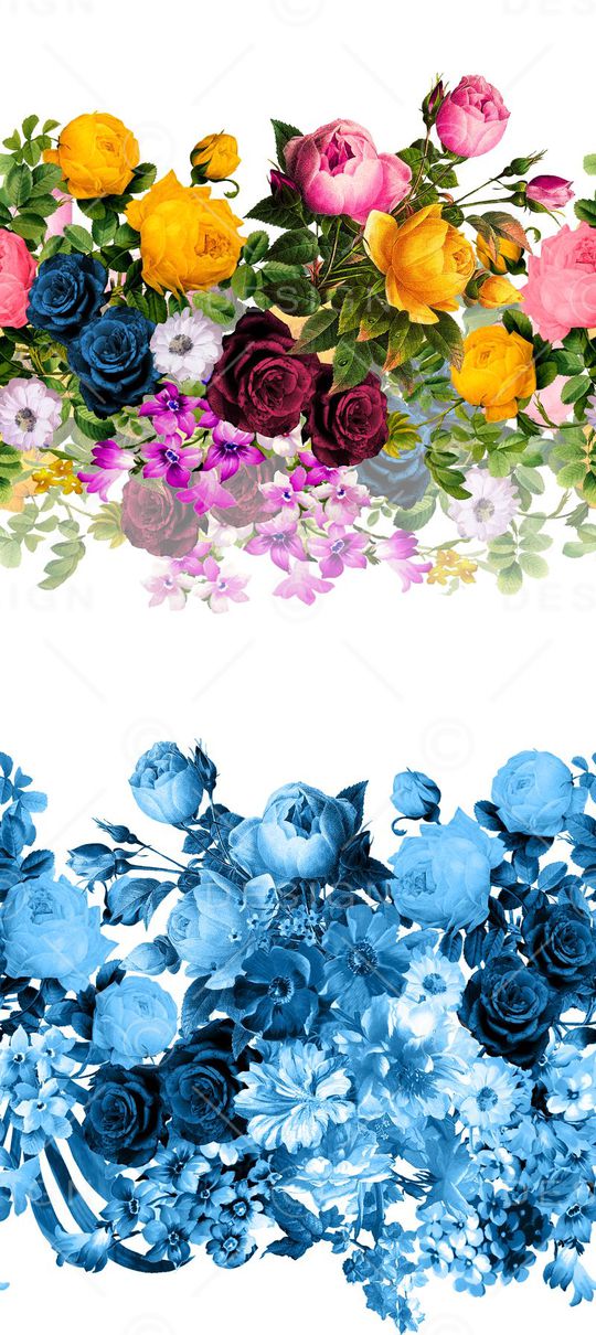 数码定位印花花型图片