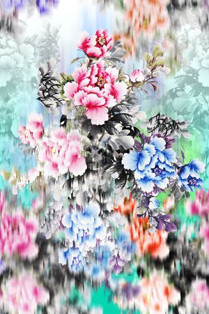 花卉印花花型图片