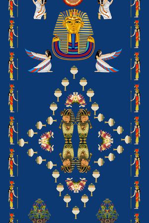 鸟印花花型图片