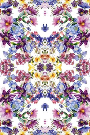 花海印花花型图片