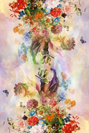 花卉印花花型图片