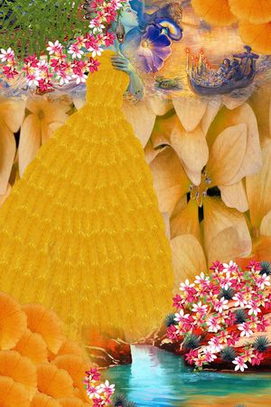 花卉印花花型图片