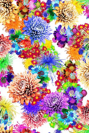 花卉印花花型图片
