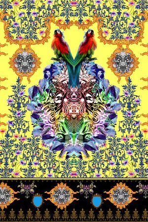 花纹印花花型图片
