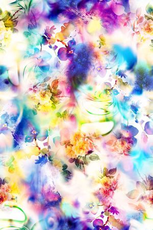 花卉印花花型图片
