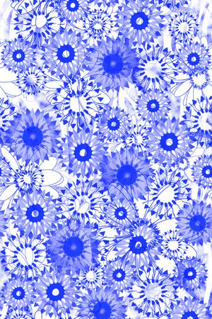 花朵印花花型图片