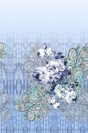 花卉印花花型图片