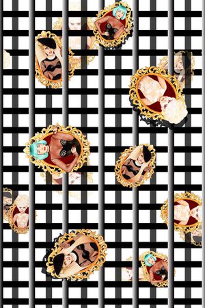 插画印花花型图片