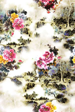 花卉印花花型图片