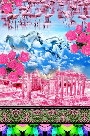 动物印花花型图片