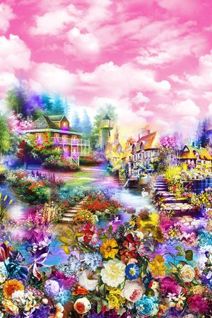 花卉印花花型图片