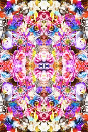 花卉印花花型图片