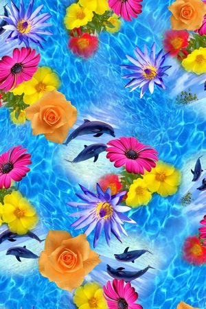 花卉印花花型图片