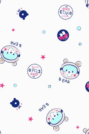 bear印花花型图片