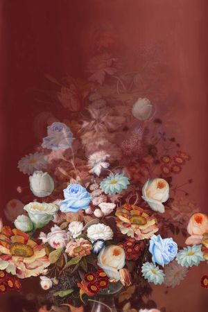 复古印花花型图片