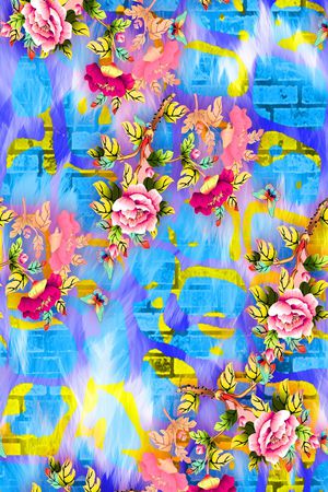 春夏印花花型图片