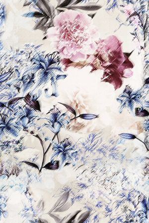 花卉印花花型图片