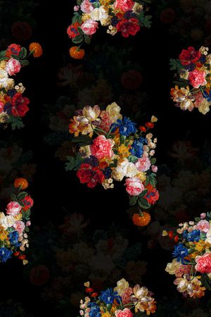 老年花印花花型图片