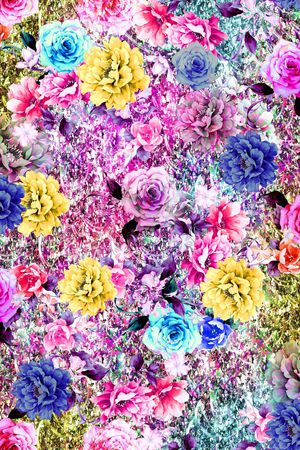 花卉印花花型图片