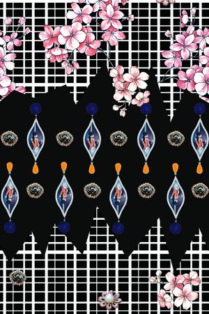 时尚印花花型图片