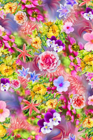数码印花花型图片