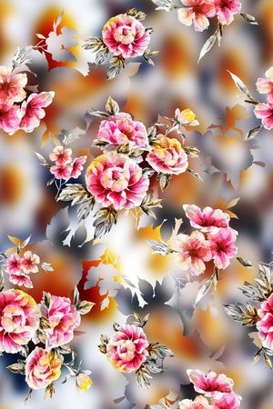 花印花花型图片