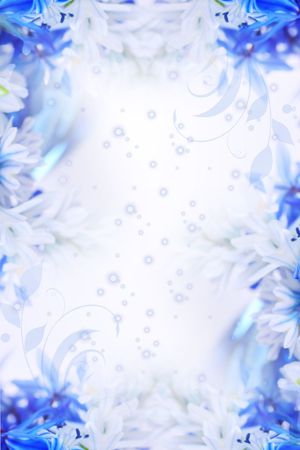 兰花印花花型图片