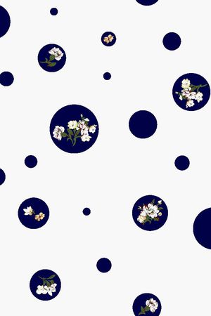 个性圆点印花花型图片