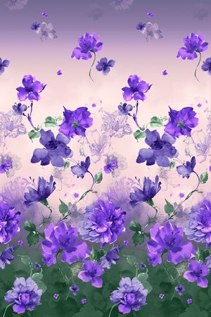 花卉印花花型图片