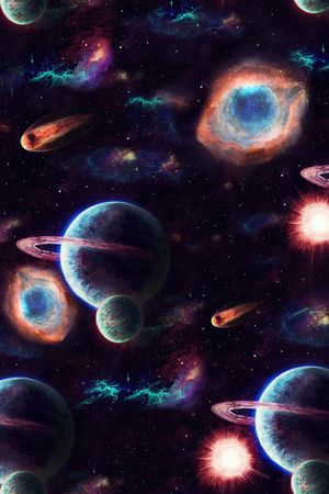 星空印花花型图片