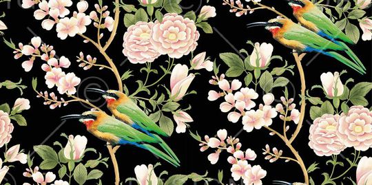 枝花印花花型图片
