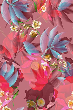 花印花花型图片