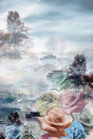 数码定位印花花型图片