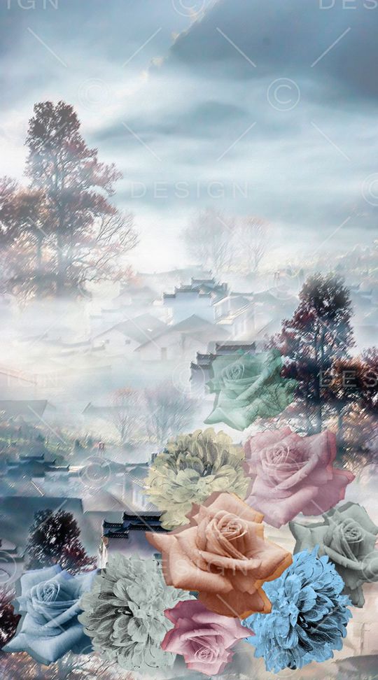 数码定位印花花型图片