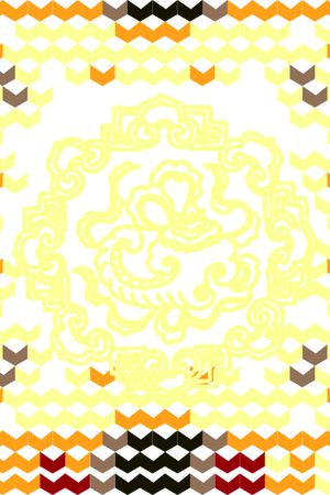 方块印花花型图片