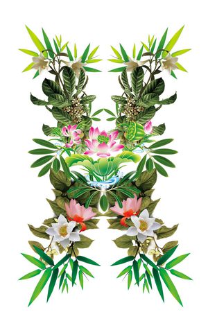 休闲印花花型图片