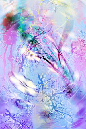 田园印花花型图片