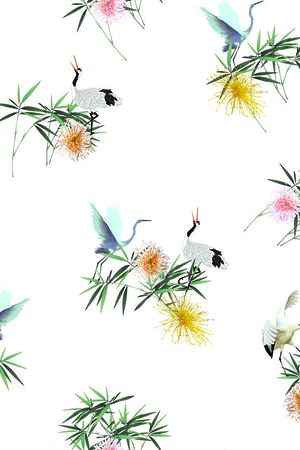 清新印花花型图片