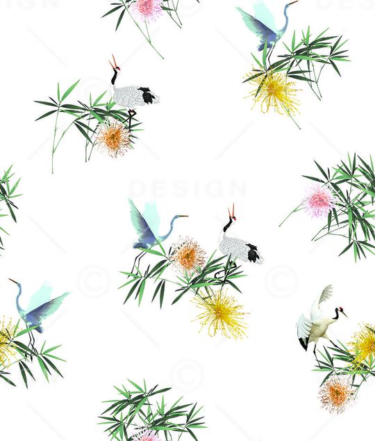 清新印花花型图片
