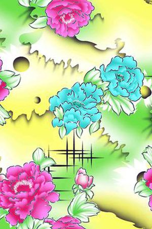 中国风印花花型图片