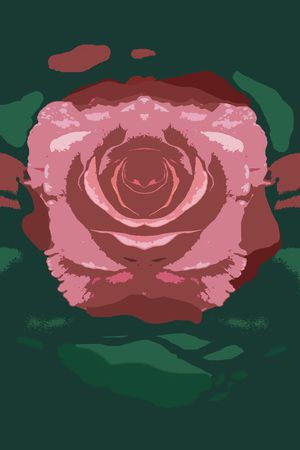rose印花花型图片
