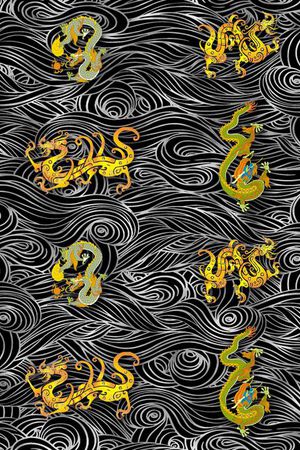 古典民族风印花花型图片