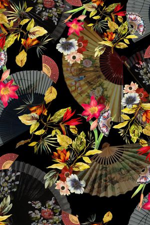 花卉印花花型图片
