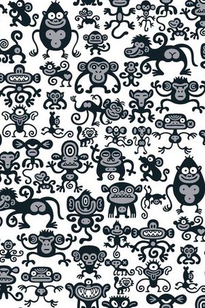 中国风印花花型图片