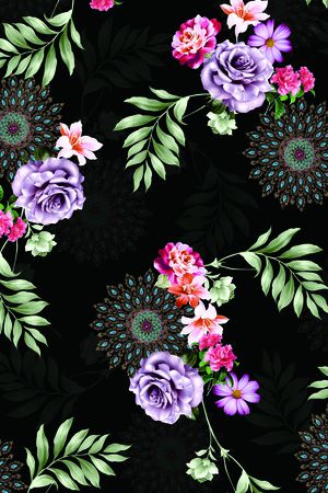 时尚印花花型图片
