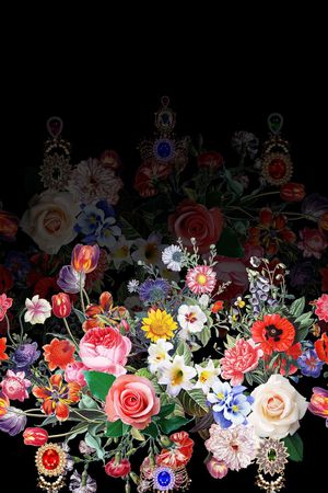 定位花印花花型图片