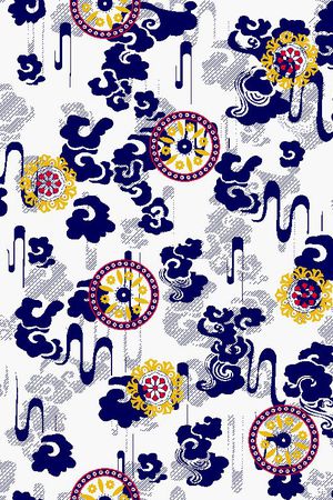 大气印花花型图片