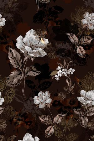 服装印花花型图片